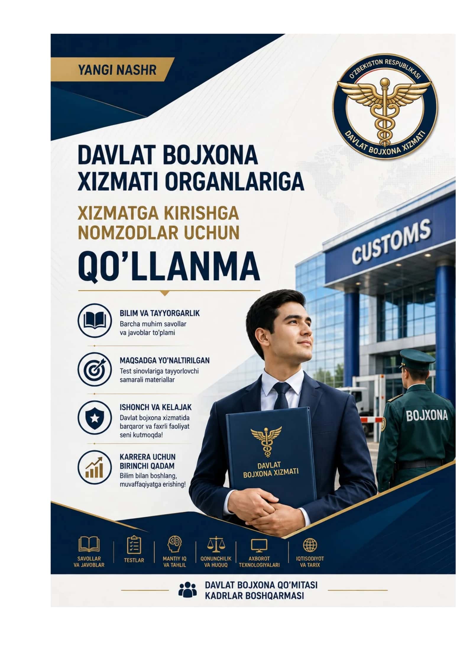 Bojxona qo'mitasiga ishga kirish uchun savol javoblar toplami