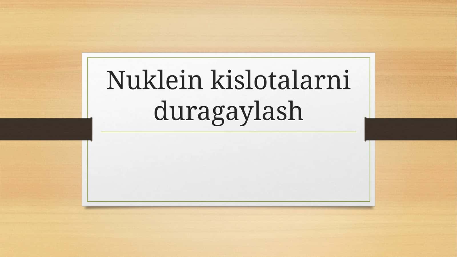 Nuklein kislotalarni duragaylash