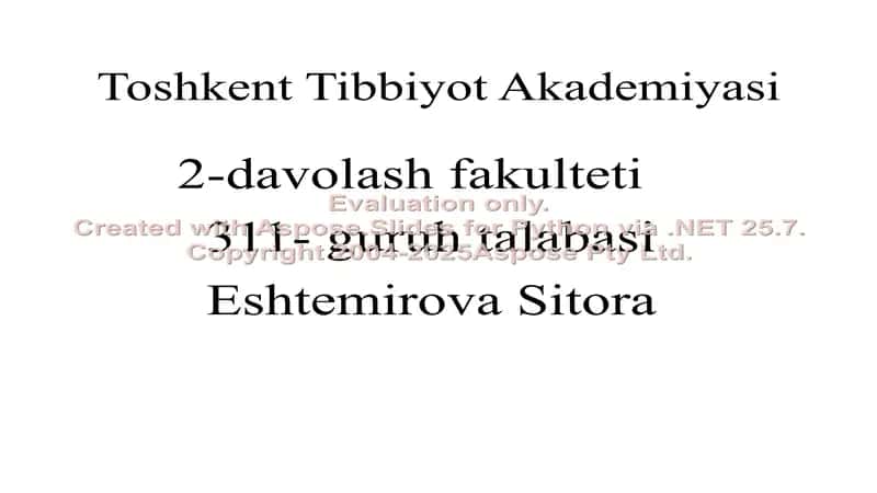 Гипотензив воситалар