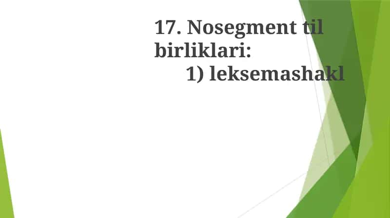 Nosegmenttilbirliklari