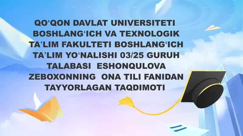 Dunyo tillarining morfologik tasnifi. Oʻzbek tilida tashqi va ichki fleksiyaning yuzaga chiqishi