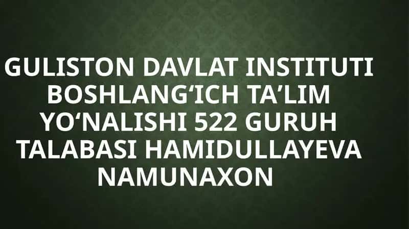 Hozirgi kunda o‘qituvchi nutq texnikasi va notiqlik madaniyatini takomillashtirish