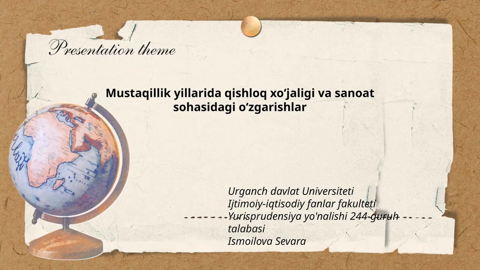 Mustaqillik yillarida qishloq xoʻjaligi va sanoat sohasidagi oʻzgarishlar