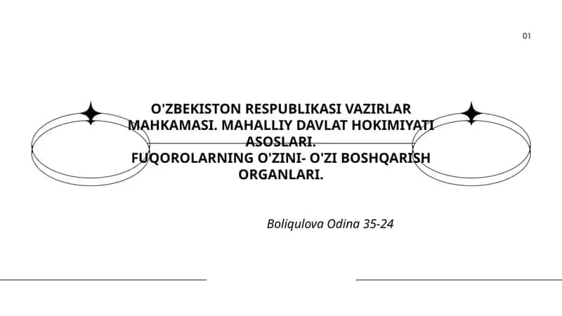 O'zbekiston Respublikasi Vazirlar Mahkamasi: tuzilishi va asosiy vakolatlari