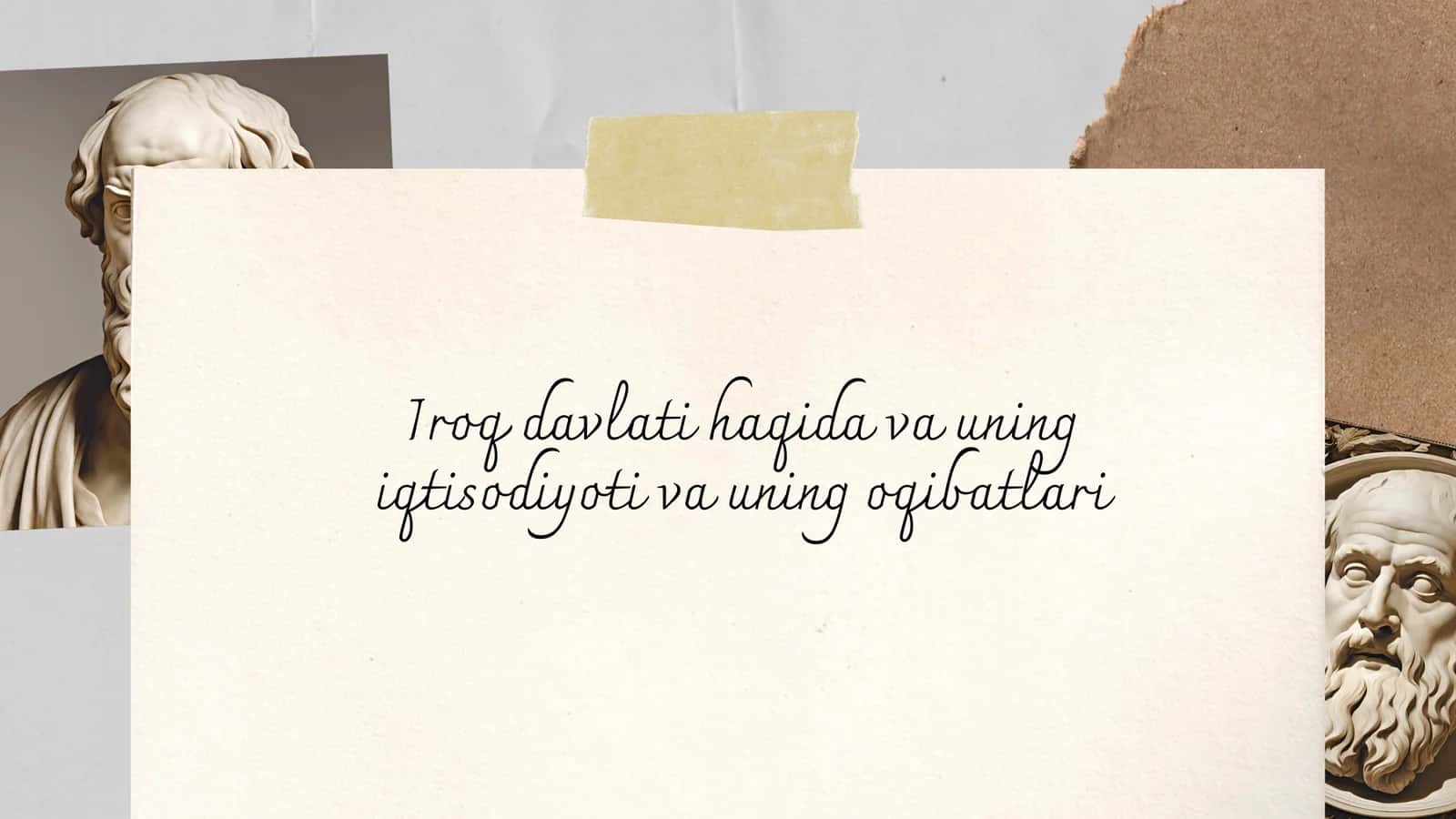 Iroq Davlati Tarixi