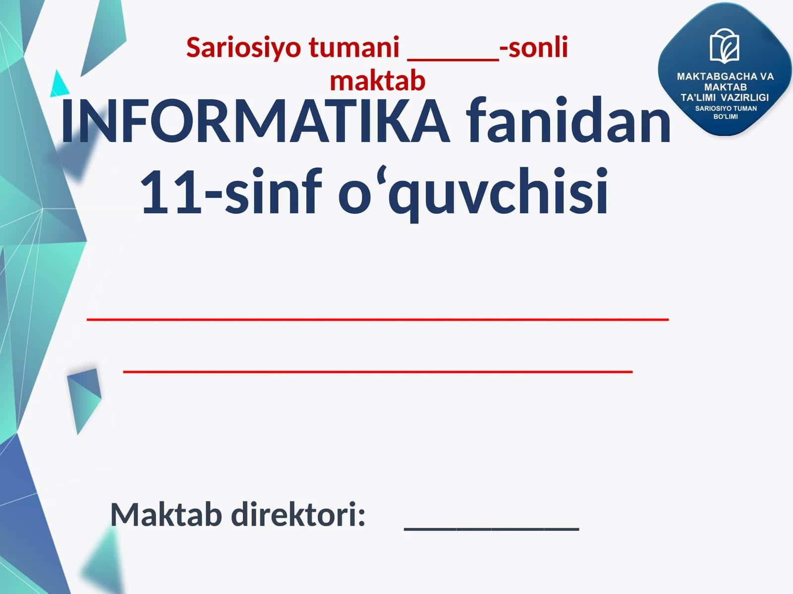 INFORMATIKA fanidan