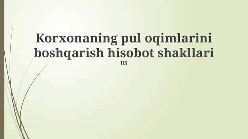 Daromadlar hisoboti