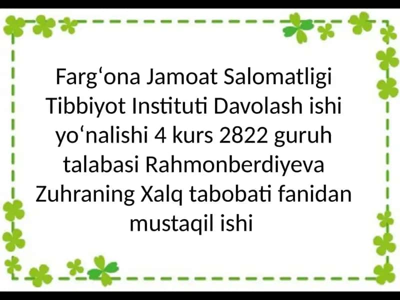 Xalq tabobati: Tushuncha, Tarixi va Falsafiy Asoslari