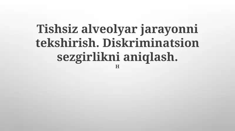 Diskriminatsion sezgirlik