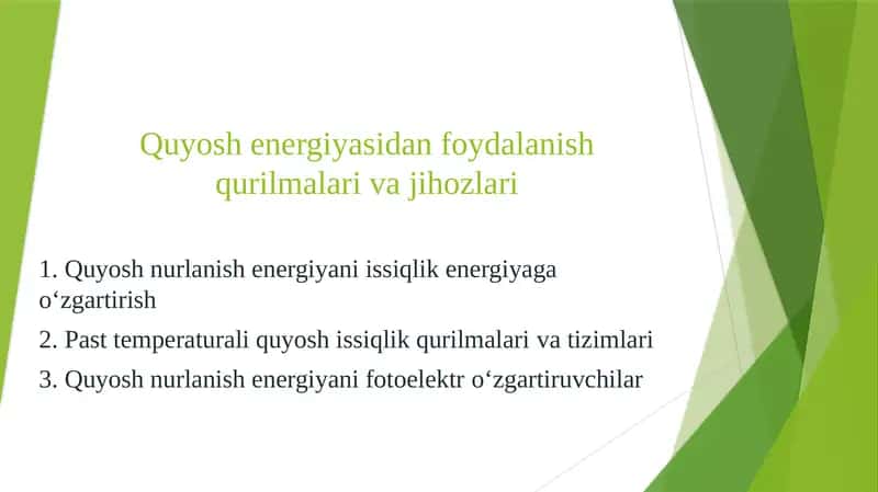 Quyosh energiyasi