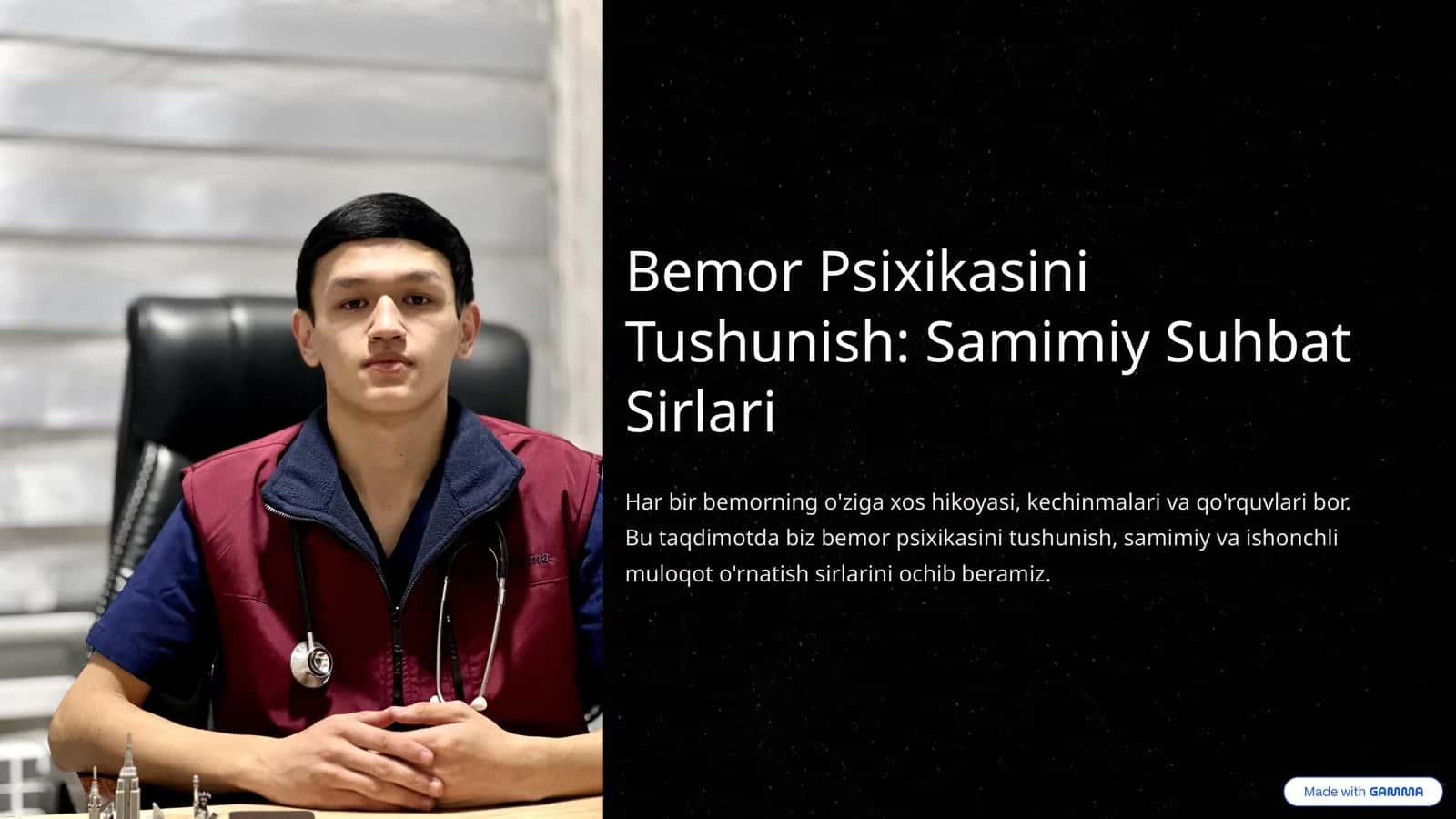 Bemor Psixikasini Tushunish: Samimiy Suhbat Sirlari