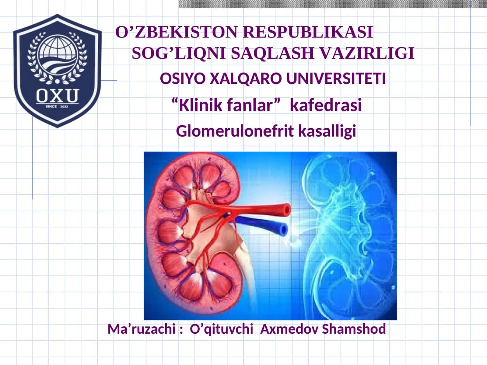 Glomerulonefrit kasalligi