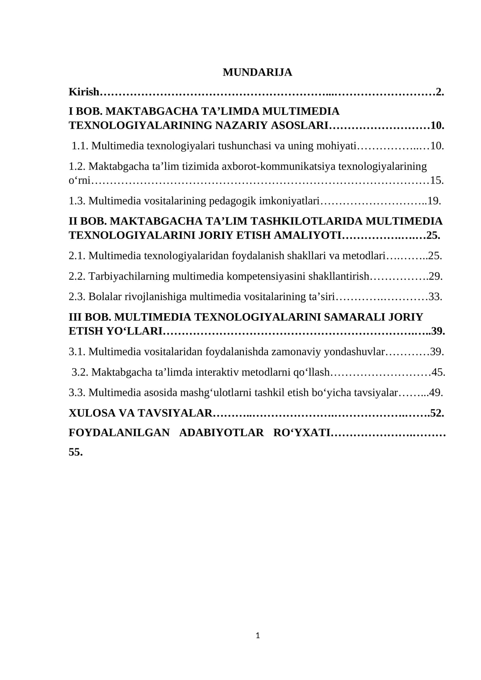 MAKTABGACHA TA’LIMDA MULTIMEDIA TEXNOLOGIYALARINING NAZARIY ASOSLARI