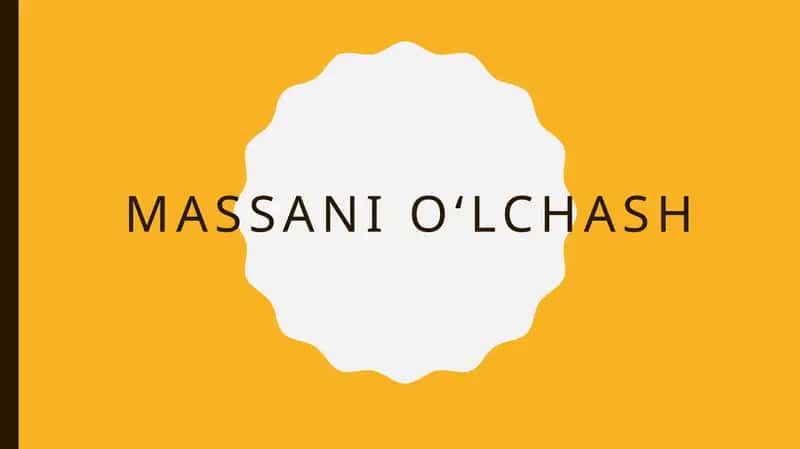 massani oʻlchash