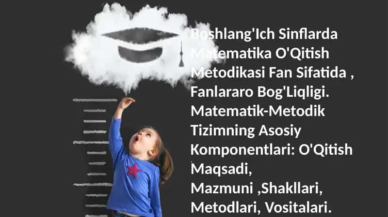 Boshlang'Ich Sinflarda Matematika O'Qitish Metodikasi Fan Sifatida