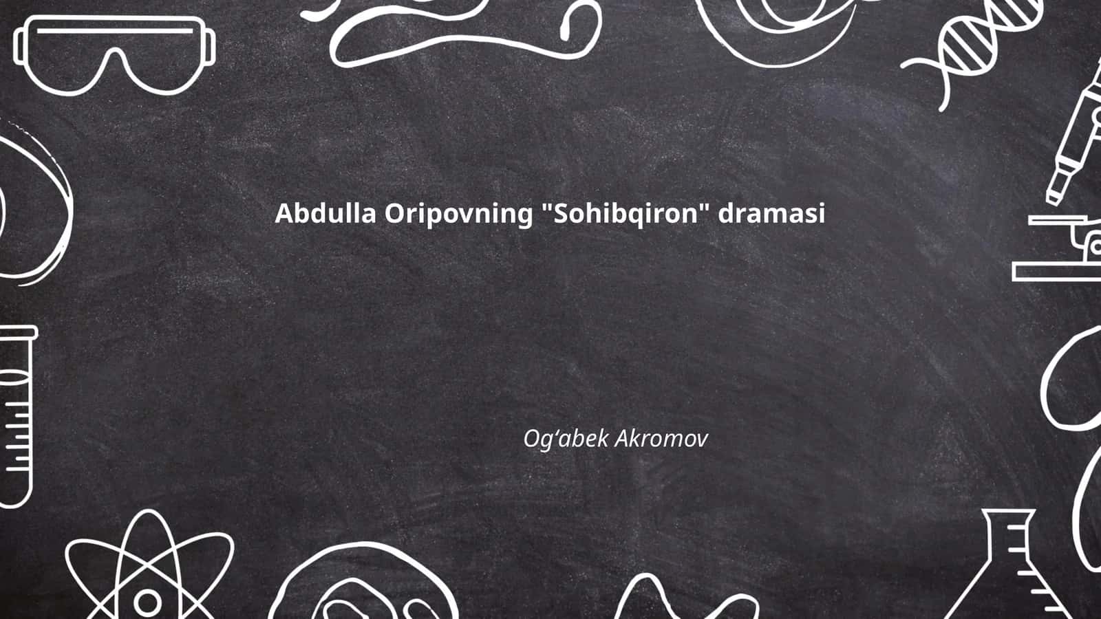 Sohibqiron dramasi