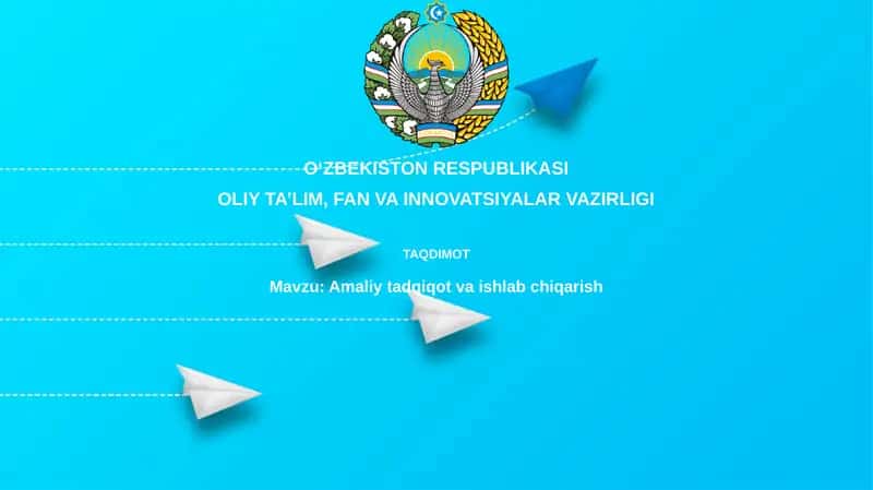 Amaliytadqiqotvaishlabchiqarish