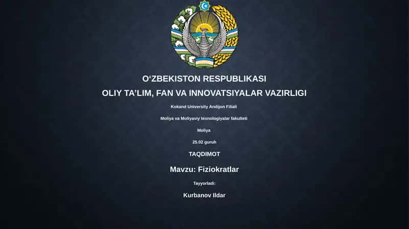 Fiziokratlar