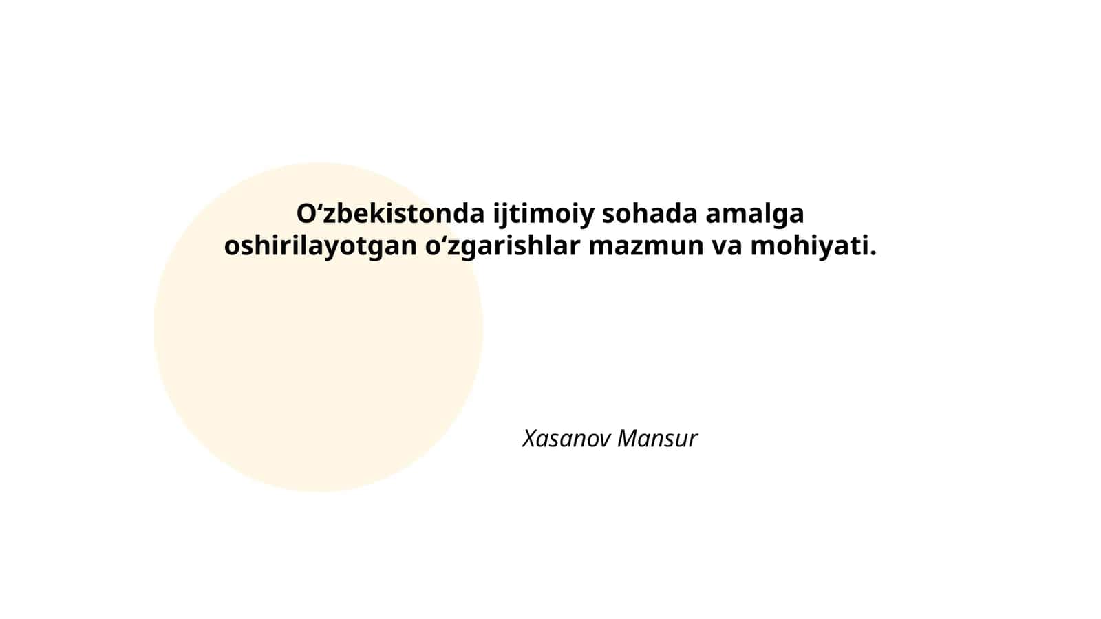 Ta'lim tizimidagi yangi islohotlar
