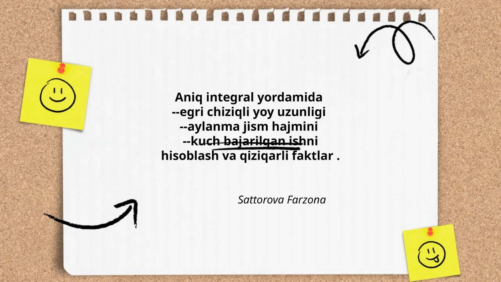 Aniq integral yordamida