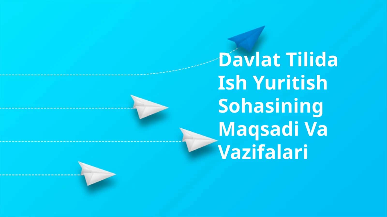 Davlat Tilida Ish Yuritish Sohasining Maqsadi Va Vazifalari