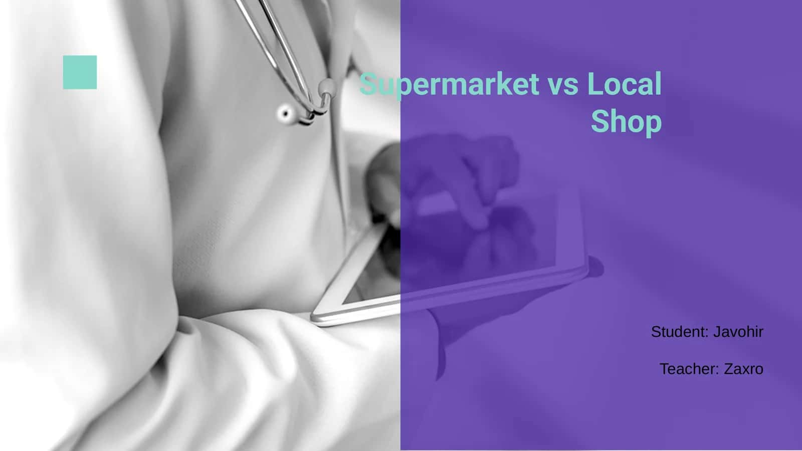 Supermarket vs Local Shop