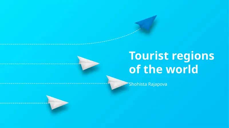 Tourist regions of the world