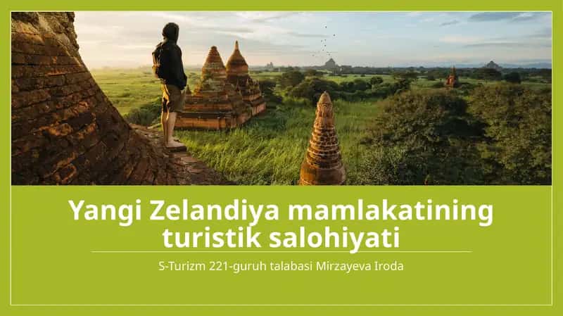 Yangi Zelandiya Turizm Geografiyasi