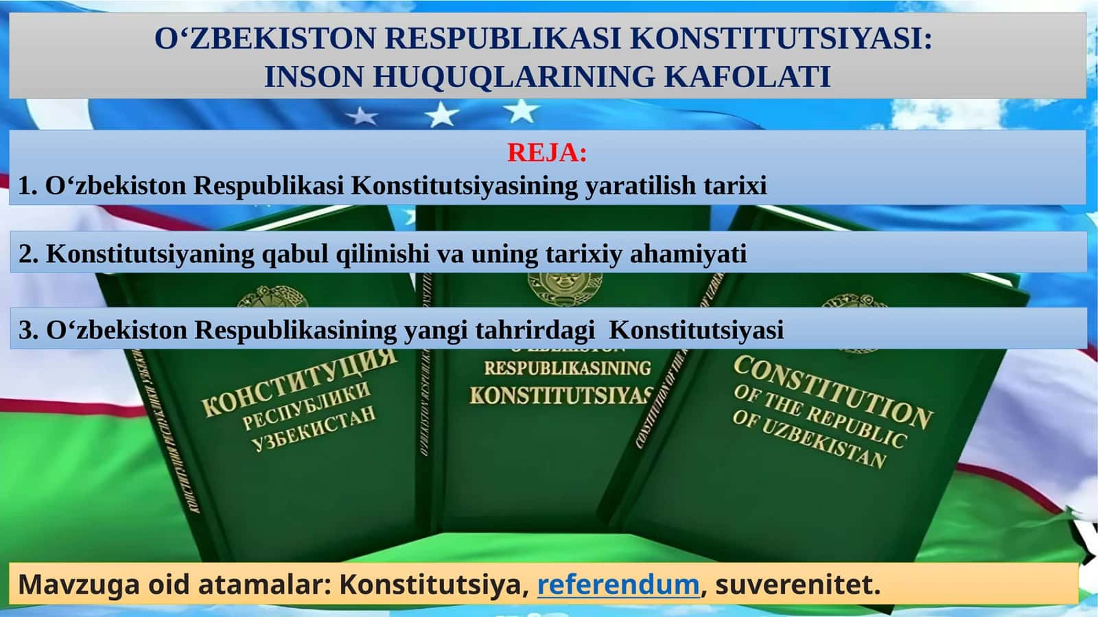 O‘zbekiston Respublikasi Konstitutsiyasi