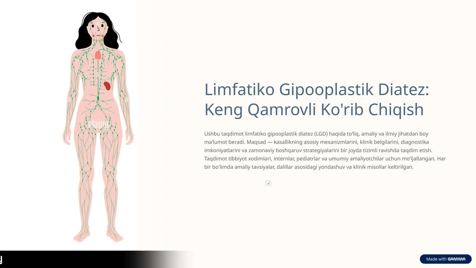 Limfatiko Gipooplastik Diatez: Keng Qamrovli Ko'rib Chiqish