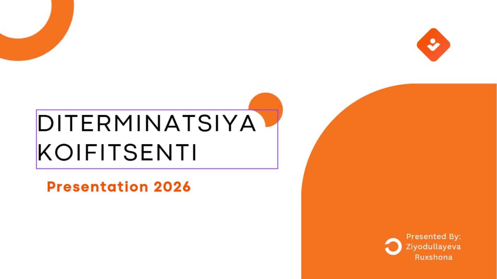 Determinatsiya koeffisent