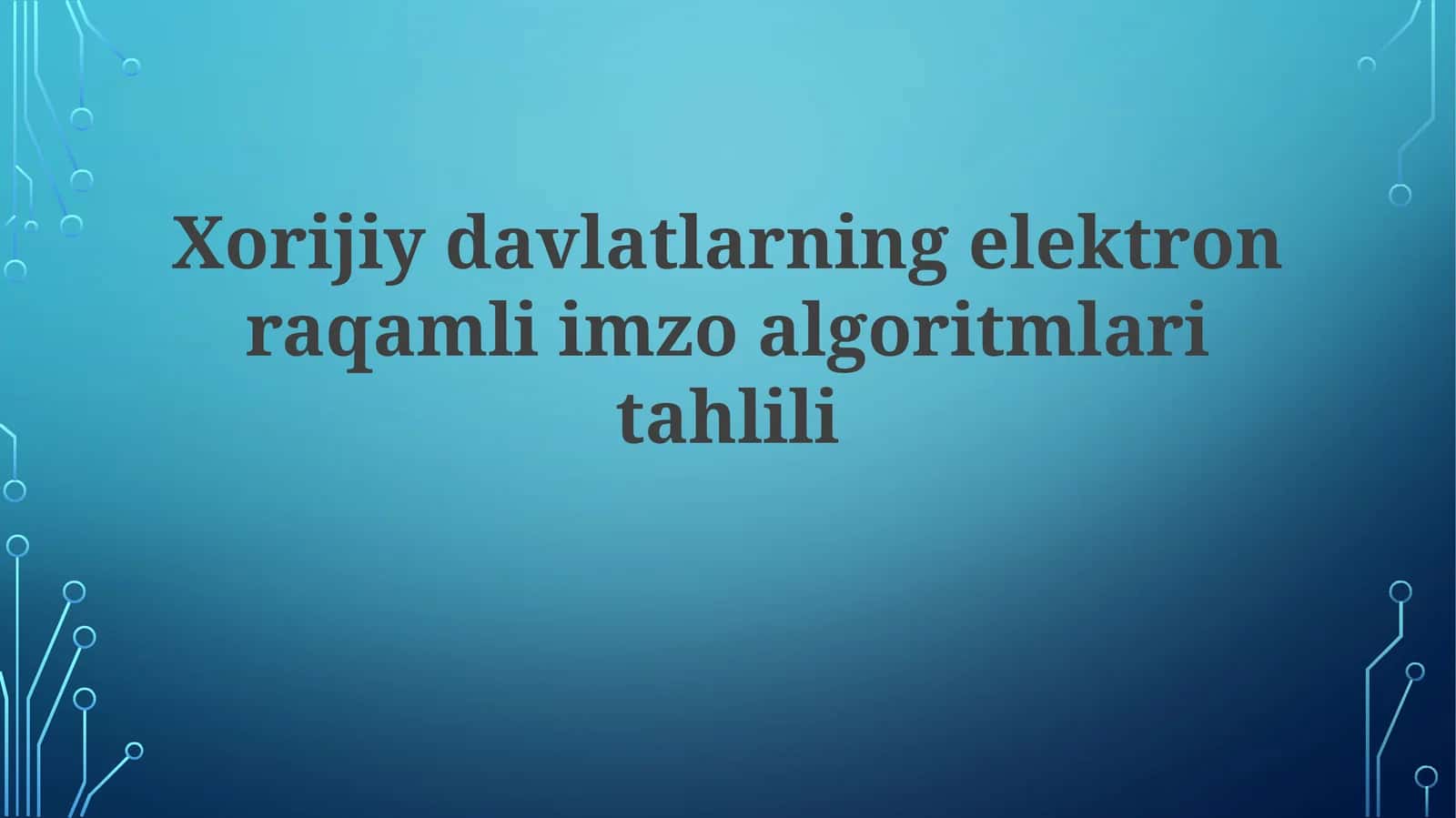 Braziliya Raqamli Imzo Algoritmi