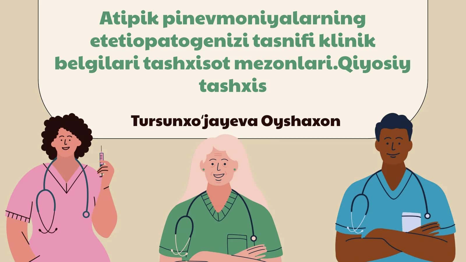 Atipik pinevmoniyalarning etetiopatogenizi tasnifi klinik belgilari tashxisot mezonlari