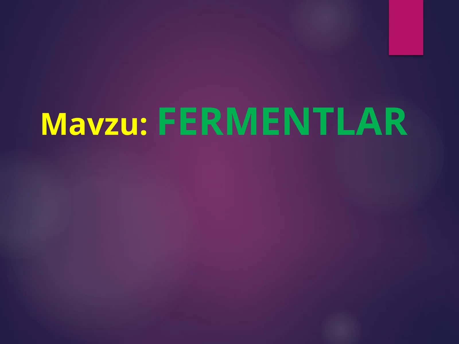 FERMENTLAR