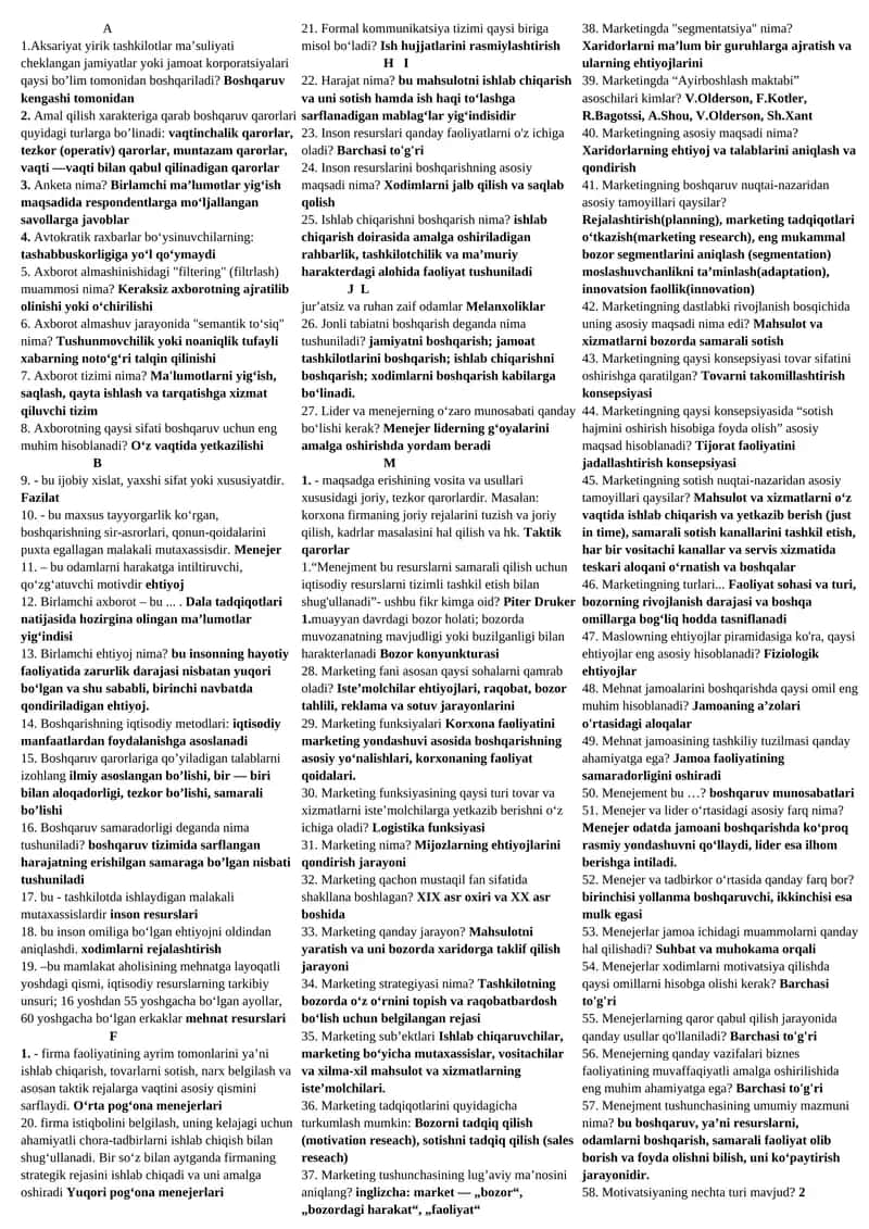 Ma’lumot tizimlari