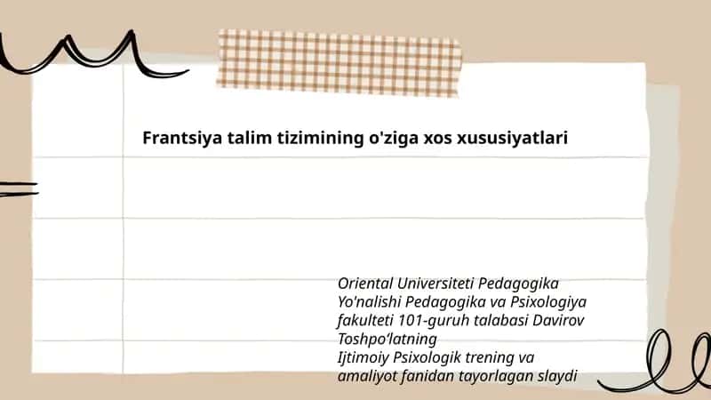 Ijtimoiy Psixologik Trening