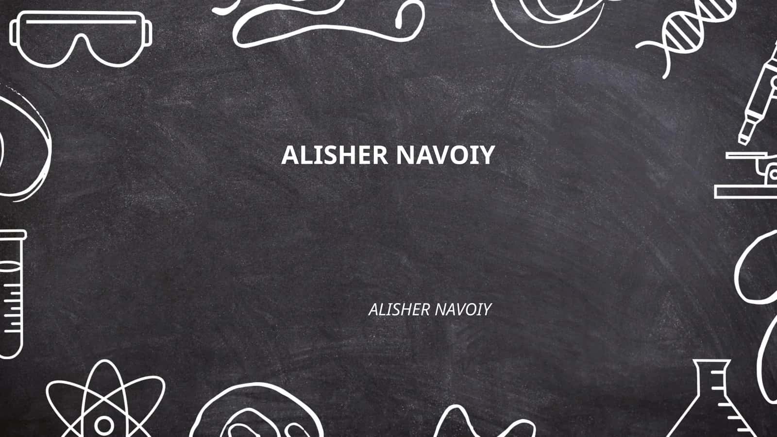 Alisher Navoiyning hayoti