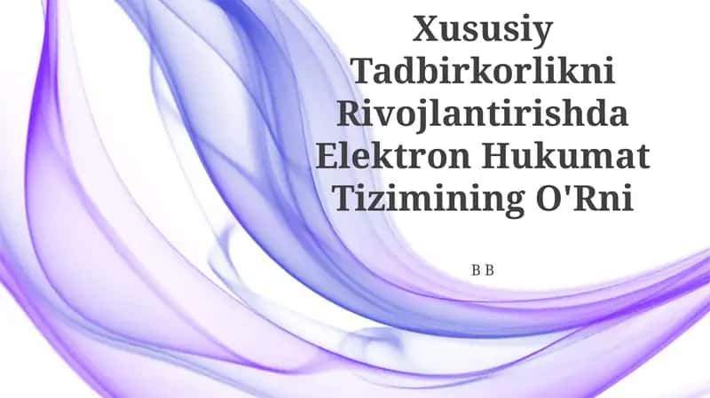 Elektron Hukumat Tizimlari