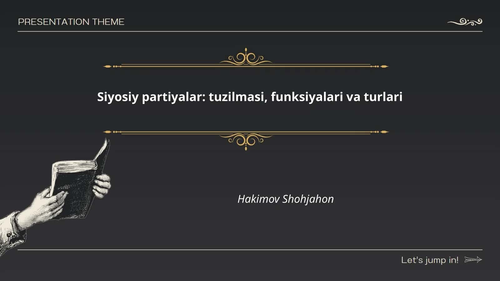 Siyosiy partiyalar: tuzilmasi, funksiyalari va turlari