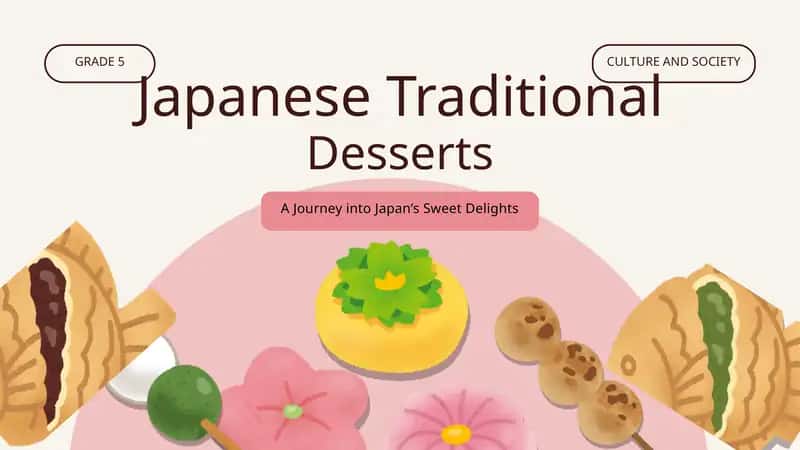 Japanese traditional desserts