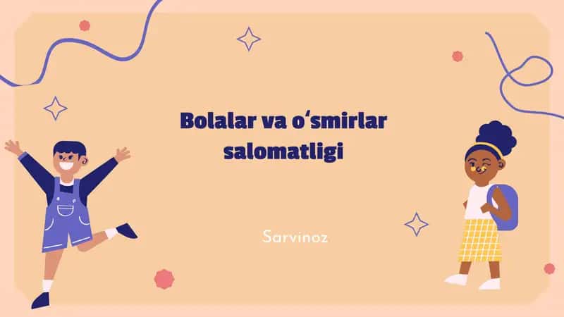 Salomatlikning asosiy tushunchalari va muhimligi