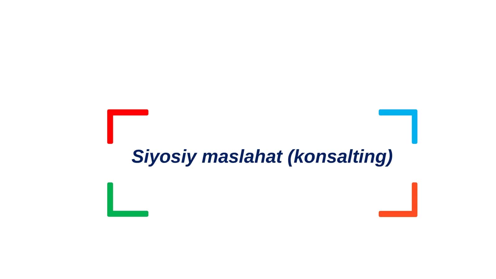 Siyosiy maslahat (konsalting)