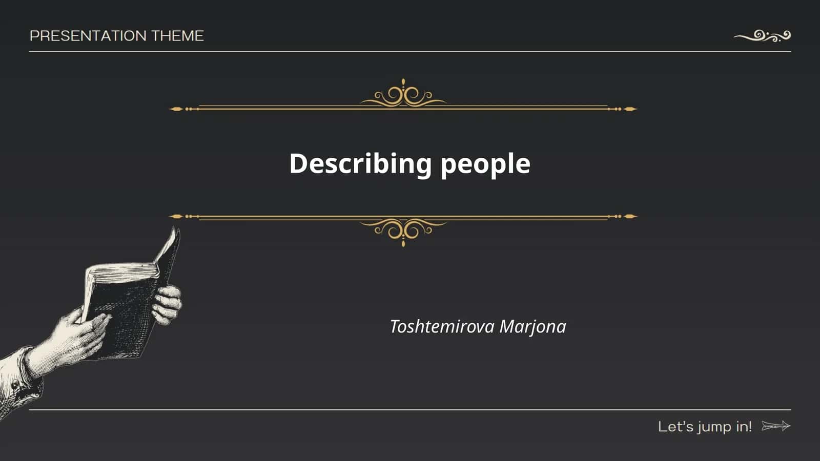 Describing people