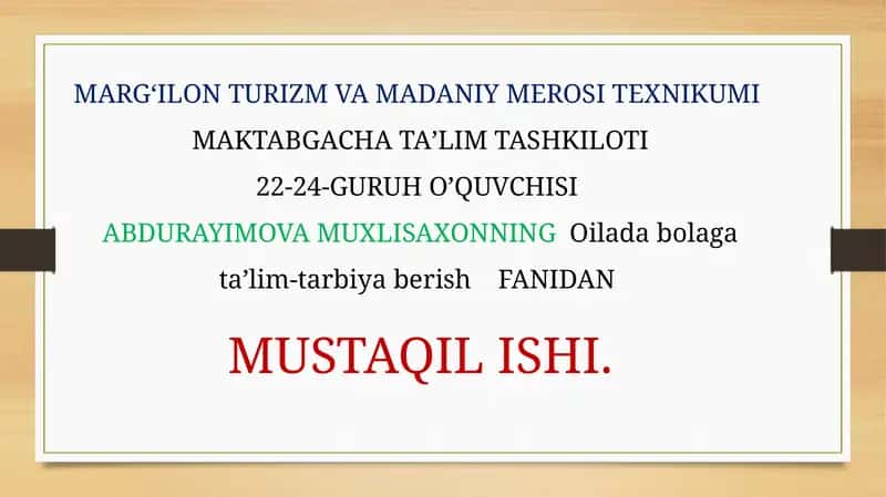 Shaxsiy gigiyena odatlari