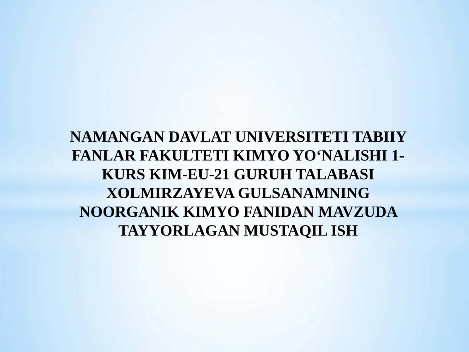 NITRID KISLOTALAR, AZID KISLOTALAR XOSSASI