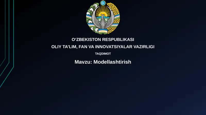 Modellashtirish