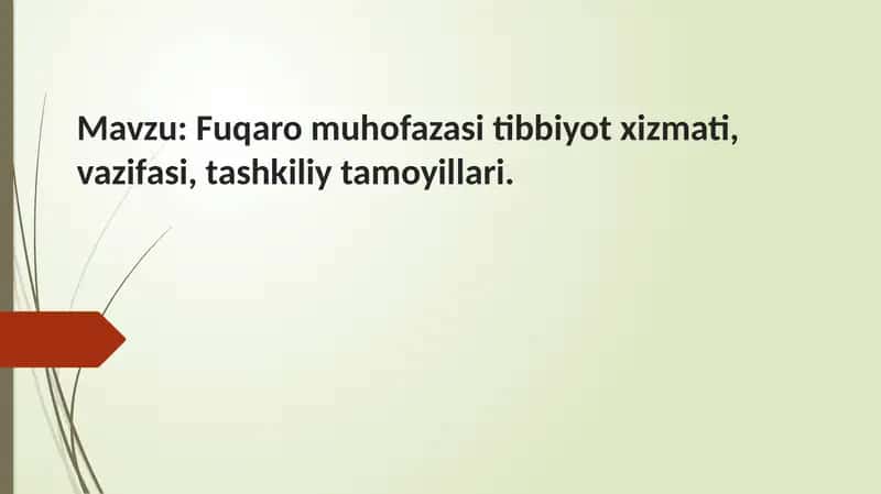 Fuqaro muhofazasi tibbiyot xizmati