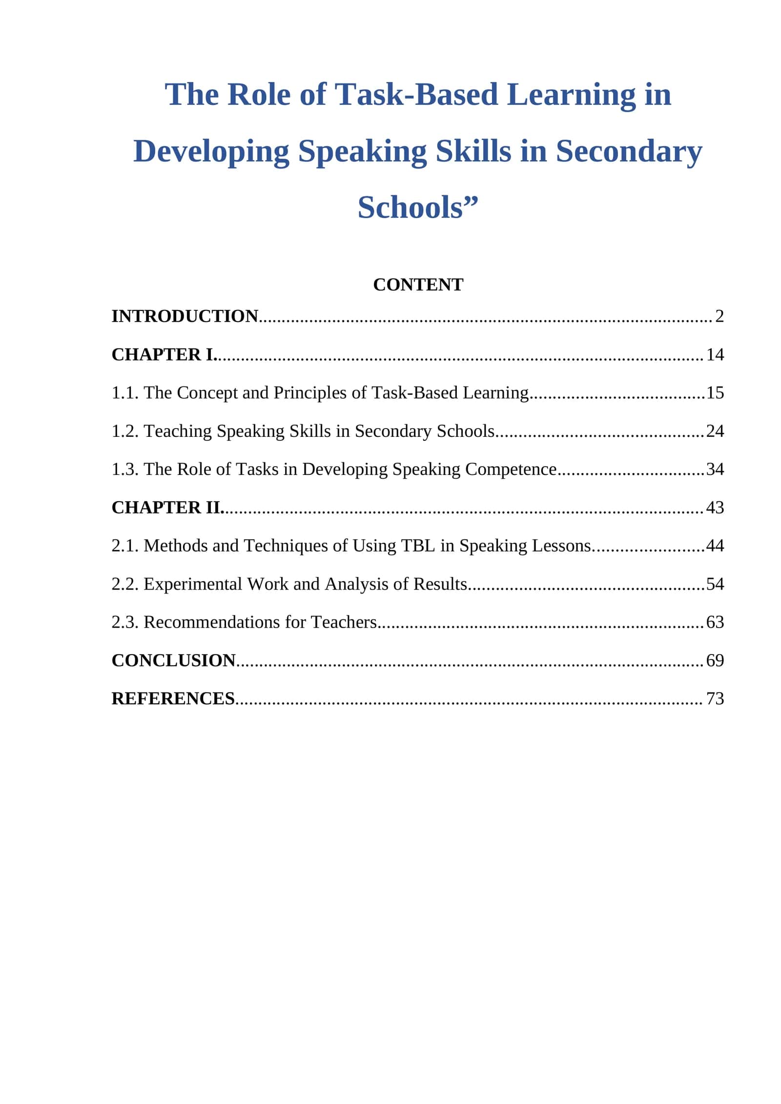 The Role of Task-Based Learning in Developing Speaking Skills in Secondary Schools
