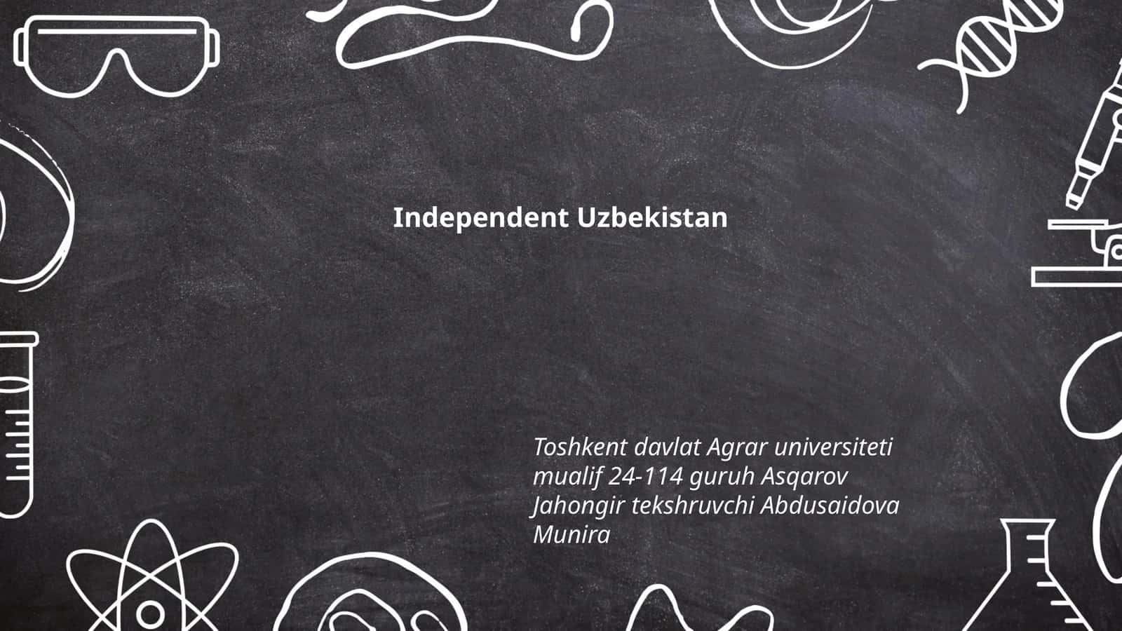 Independent Uzbekistan