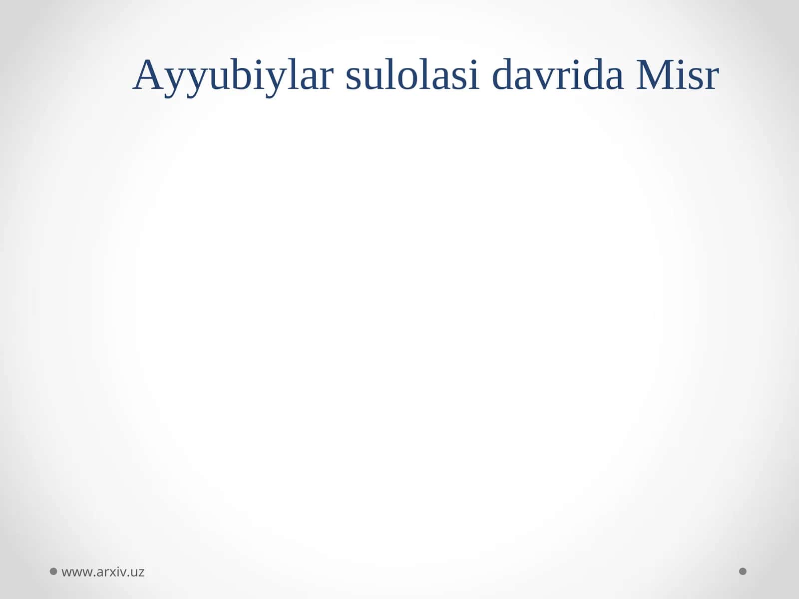 Ayyubiylar sulolasi davrida Misr